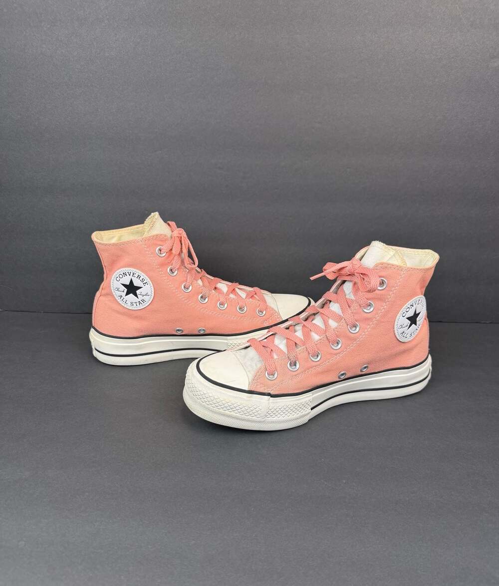 Converse Chuck Taylor All Star Lift Platform High Top Sneakers Pink 7.5